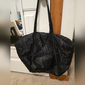 Baggalini Black Packable Duffel Bag Tote Lightweight